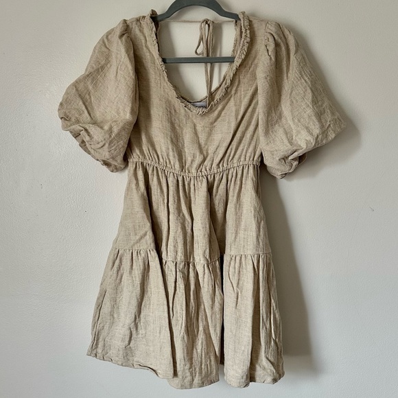 Lost and Wander Coastal Dream Balloon Short Sleeve Dress - Picture 2 of 9